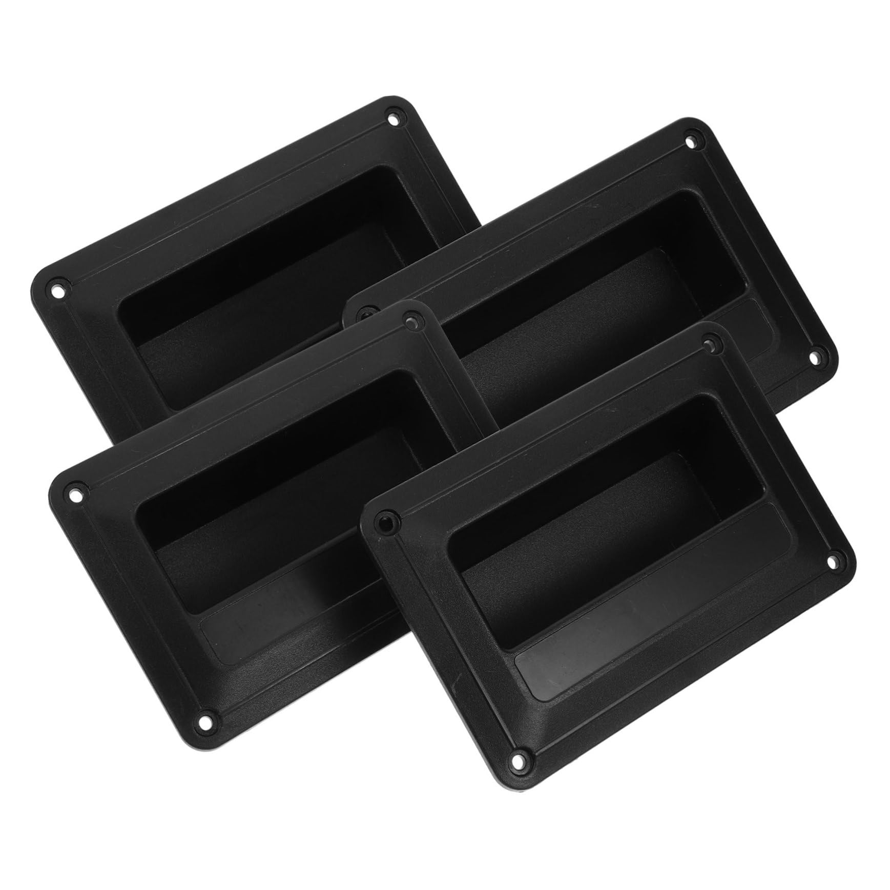 Gadpiparty 4pièces Poignées Latérales Encastrées Plastique pour Enceintes Audio Lot de Design Simple Et Pratique Accessoires De Remplacement pour Transport Sécurisé des Haut-parleurs De Scène