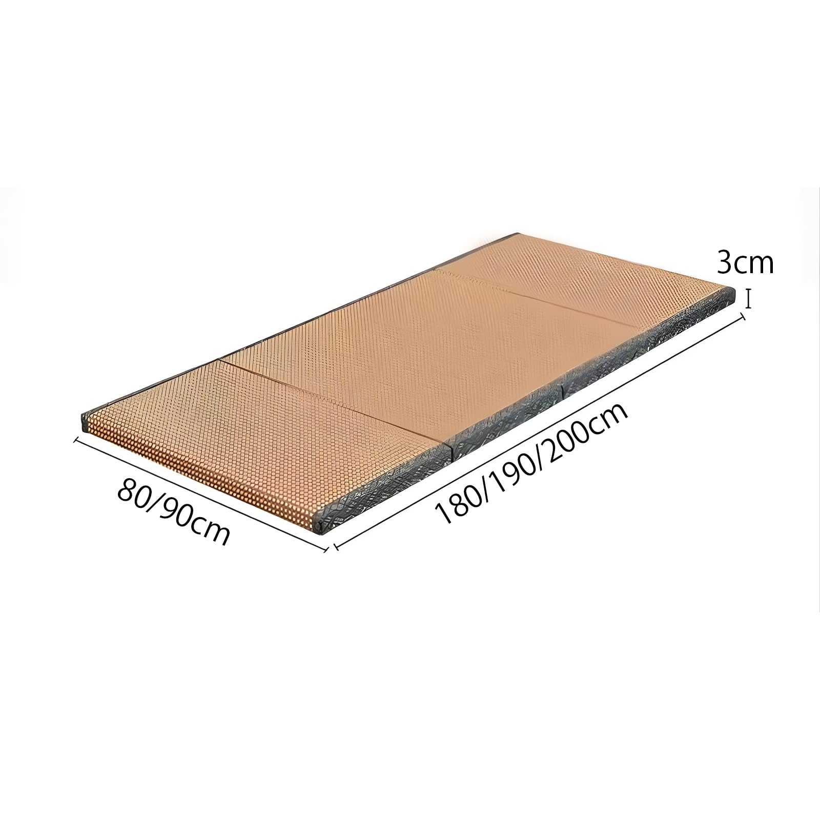 Matelas Pliable Tatami Japonais Tapis de Sol Pliable antidérapant matériau Frais et Confortable Peut être utilisé comme Tapis de Sol de Chambre, Matelas de Yoga de méditation C 80 * 180CM
