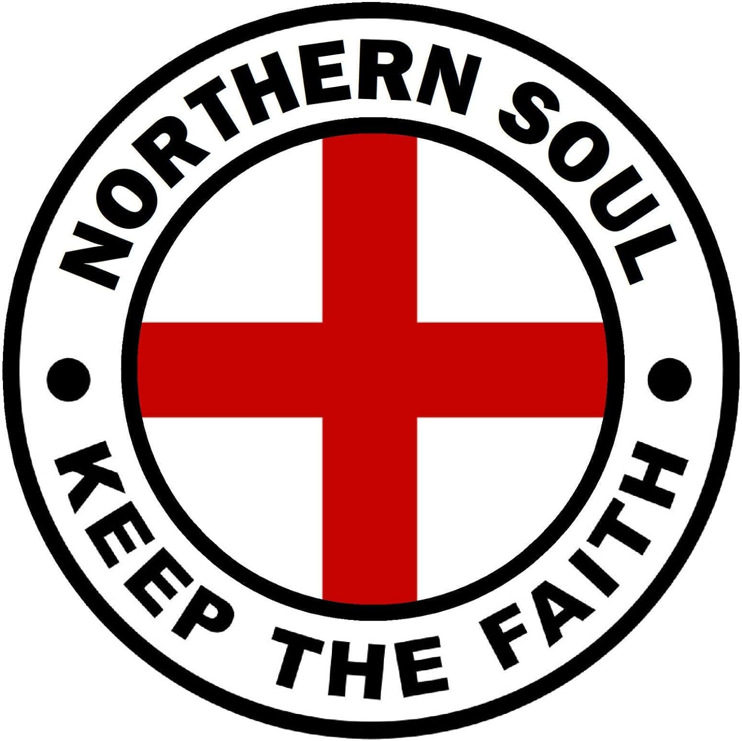 Biopracess England Ktf Northern Soul Square/Round Metal Sign 12x12 inch