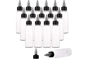 FEOOWV 24Pcs 2oz/60ml Paint Mixing Bottles