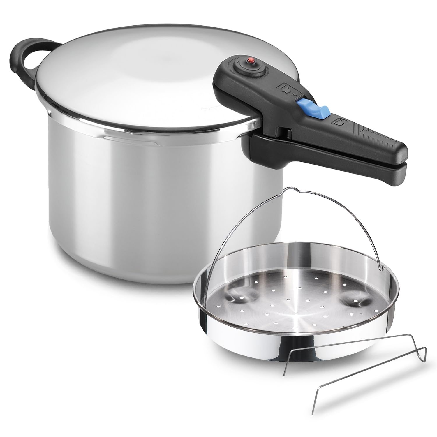 ALZA Omega Pressure Cooker dimensions chart for various capacities