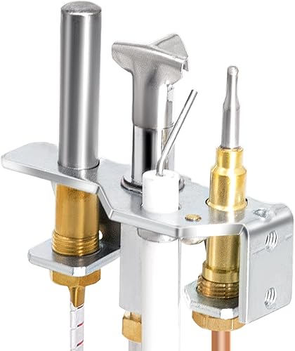 Hiorucet 4021-733 Conjunto piloto de gas propano para calefactores, chimeneas Heat-N-Glo y Quadrafire, piezas de repuesto del ensamblaje piloto del