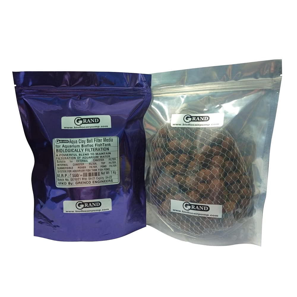See full amazon price history chart for Grand Aqua Clay Balls Filter Media for Aquarium Filter Biological Filtration in Biofloc Fish Tank (0.5 Kg) Grand Aqua Clay Balls Filter Media for Aquarium Filter Biological Filtration in Biofloc Fish Tank (0.5 Kg) (B09HKM7YFZ) Amazon Price History, Amazon Price Tracker