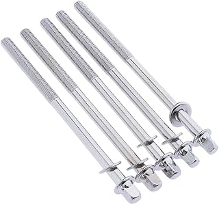 Baosity 5pcs 4'' Drum Tension Rods for Tom Snare Bass Drum Replacement