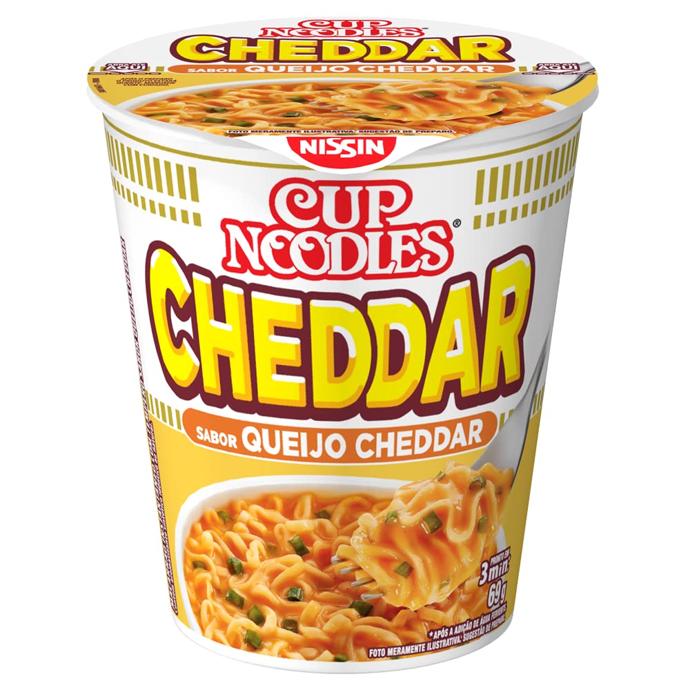 Nissin Cup Noodles Sabor Cheddar 69G | Amazon.com.br
