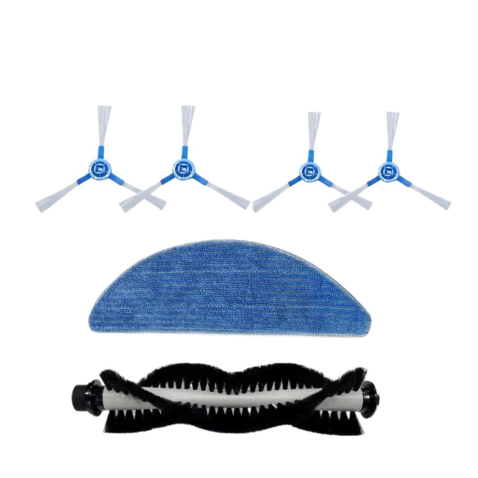 ASUIU Spare Parts For Robot Vacuum Cleaner ，Compatible For ABIR， R30 Side Brush Set