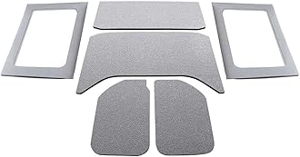 Design Engineering 50291 Grey Original Boom Mat Sound Deadening HeadLiner Kit Compatible with 4-Door Jeep Wrangler JK (2011-2018)