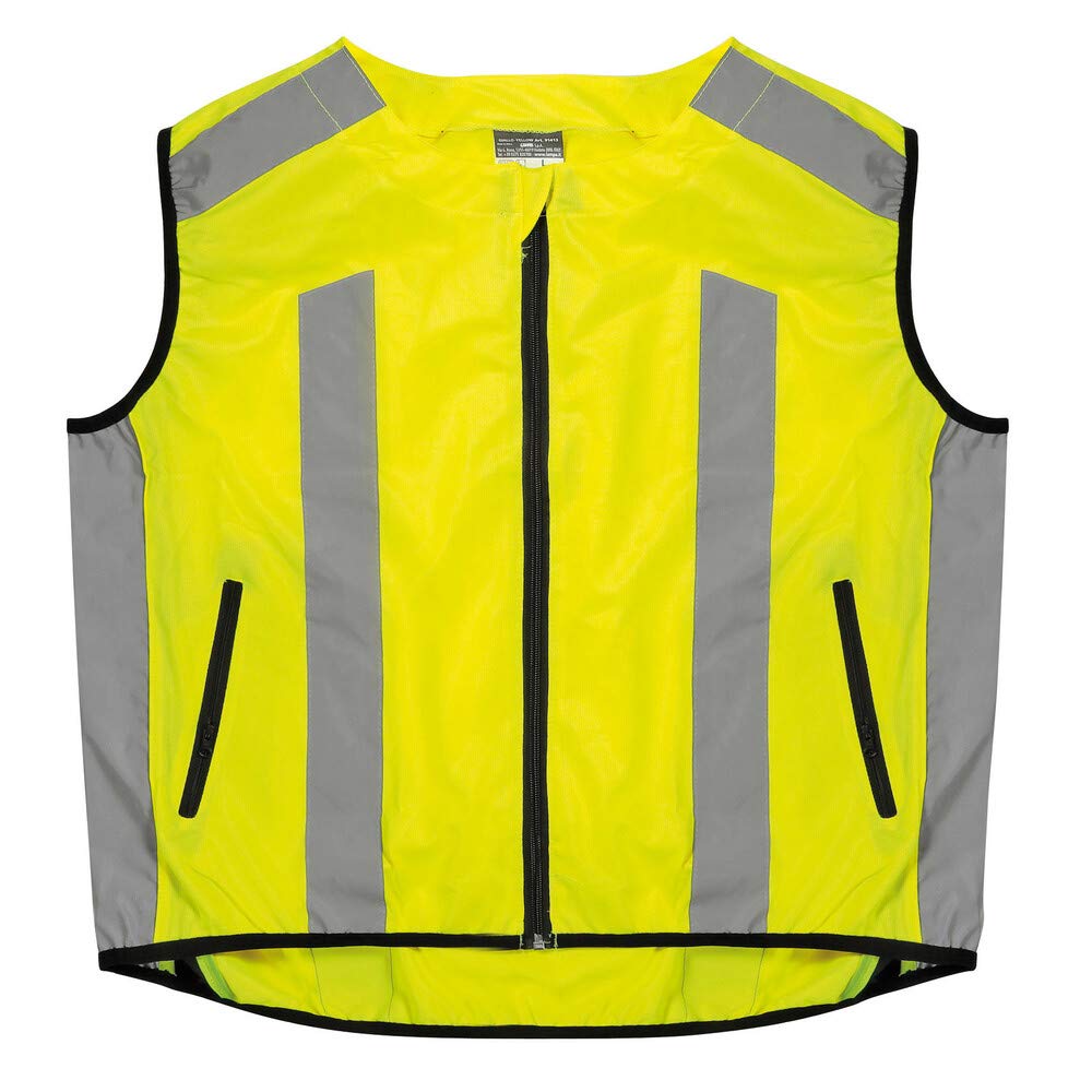 LAMPA Chaleco reflectante, color amarillo, talla L
