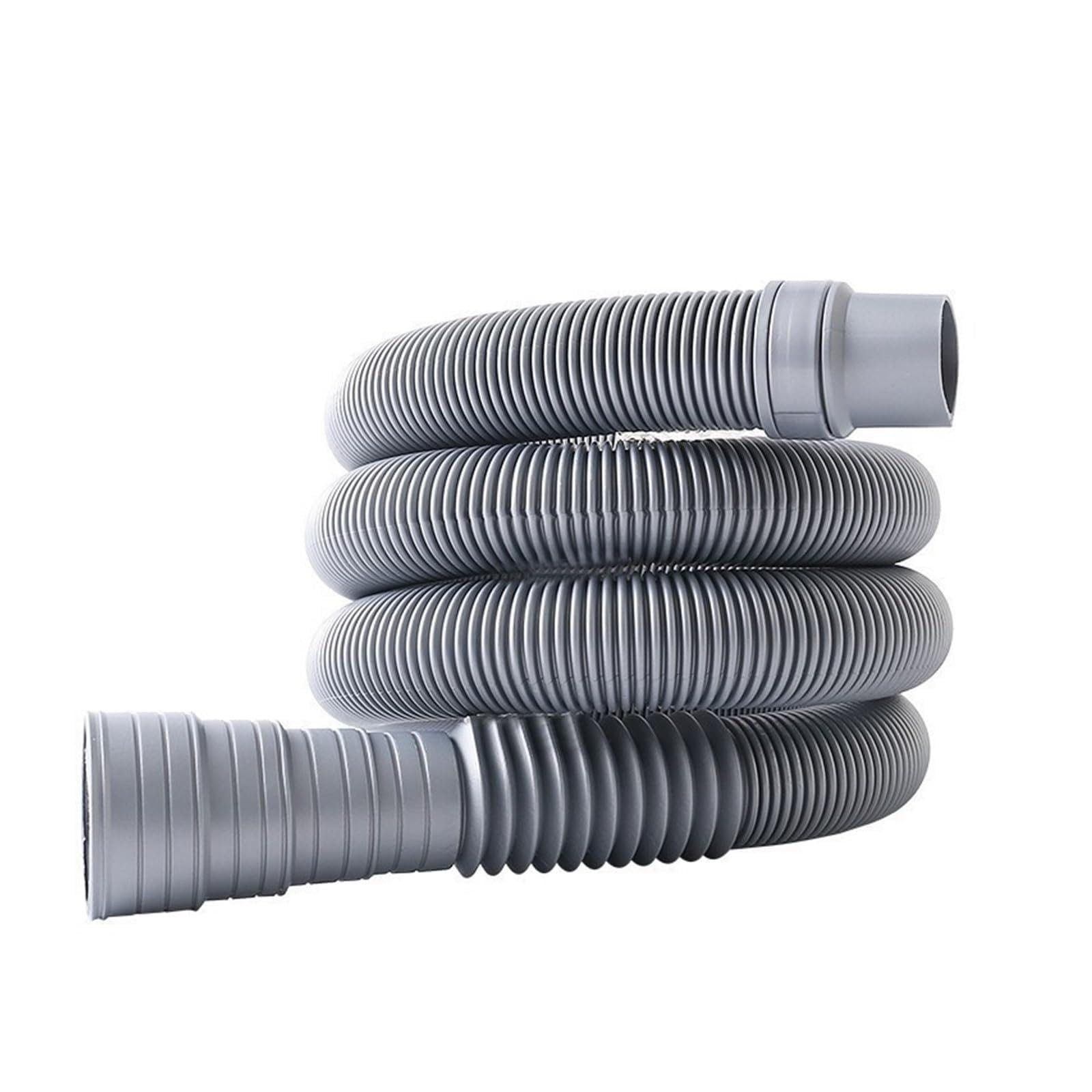 Tubo Di Scarico Universale for Lavatrice, Tubo Di Scarico Prolunga for Lavatrici Automatiche/Semi-Automatiche, Ondulato A Prova Di Perdite(2m-1pc)