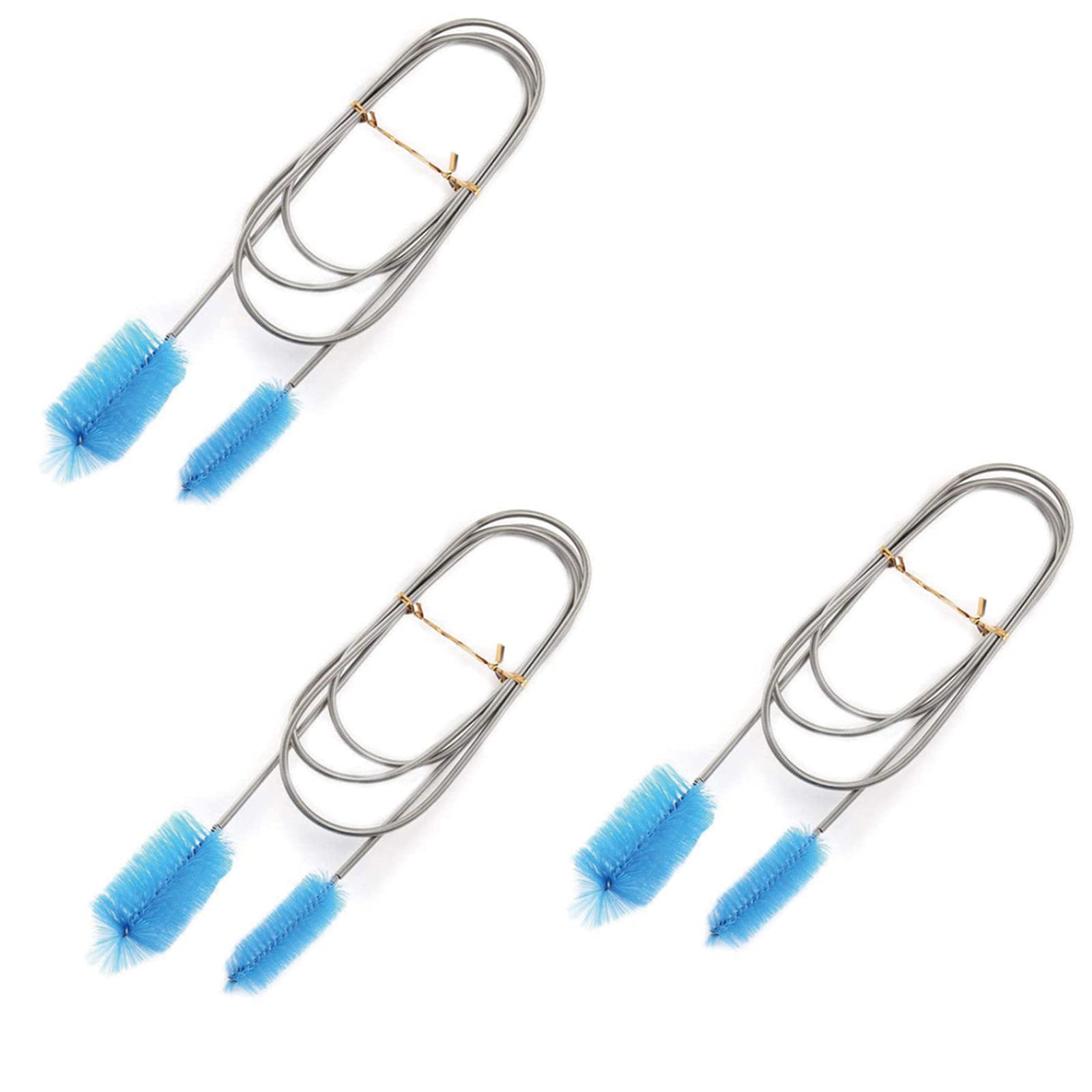 Snapklik.com : Aquarium Flexible Drain Brush, Stainless Steel Long Pipe ...