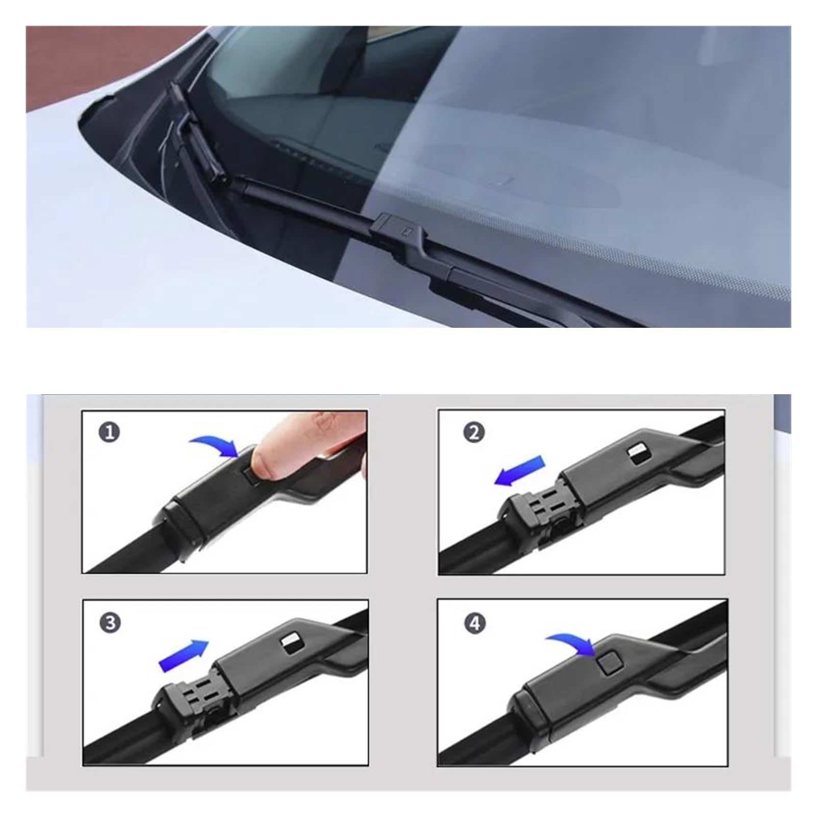 TRASH BIN per Golf 7 MK7 2012 2013 2014 2015 2016 2017 2018 2019 Auto Tergicristallo Spazzole Parabrezza Anteriore Tergicristallo Spazzole Taglierina Parte Tergicristallo per Auto