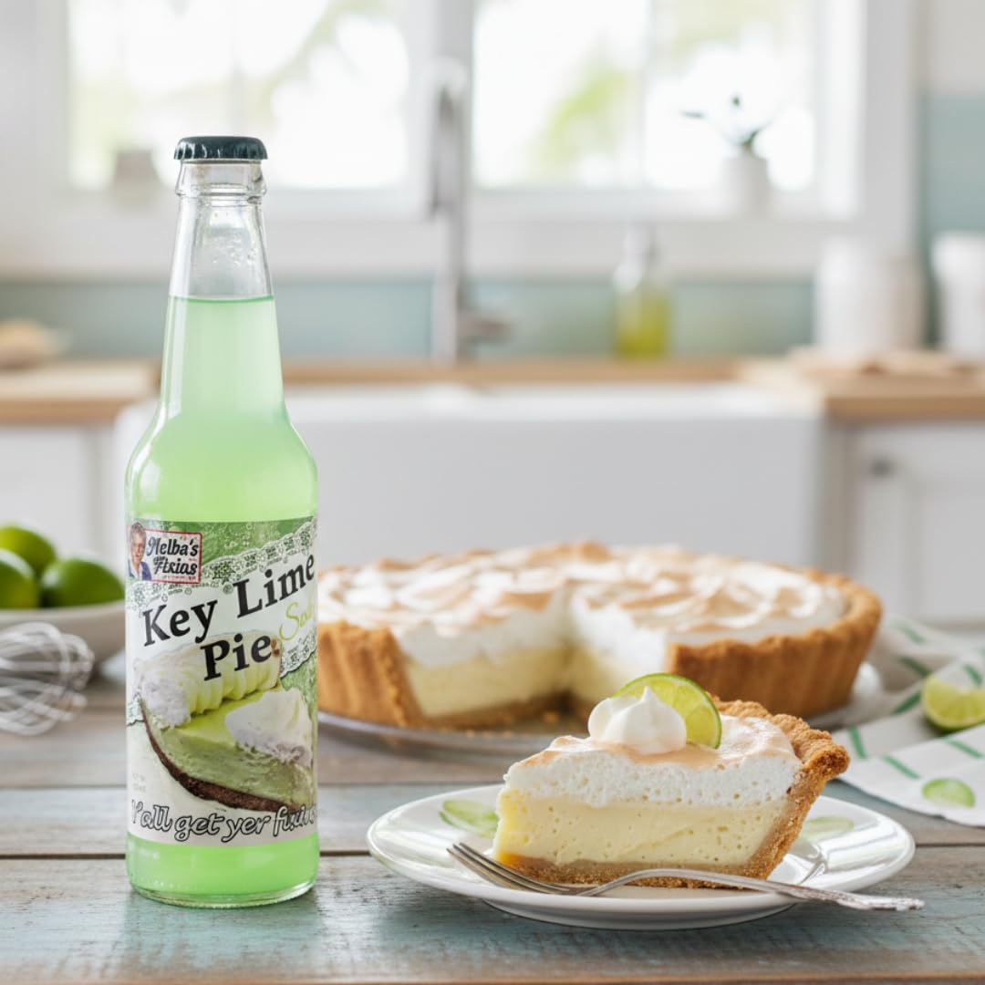 Amazon.com : Rocket Fizz Melba's Fixins Key Lime Pie Soda Flavor