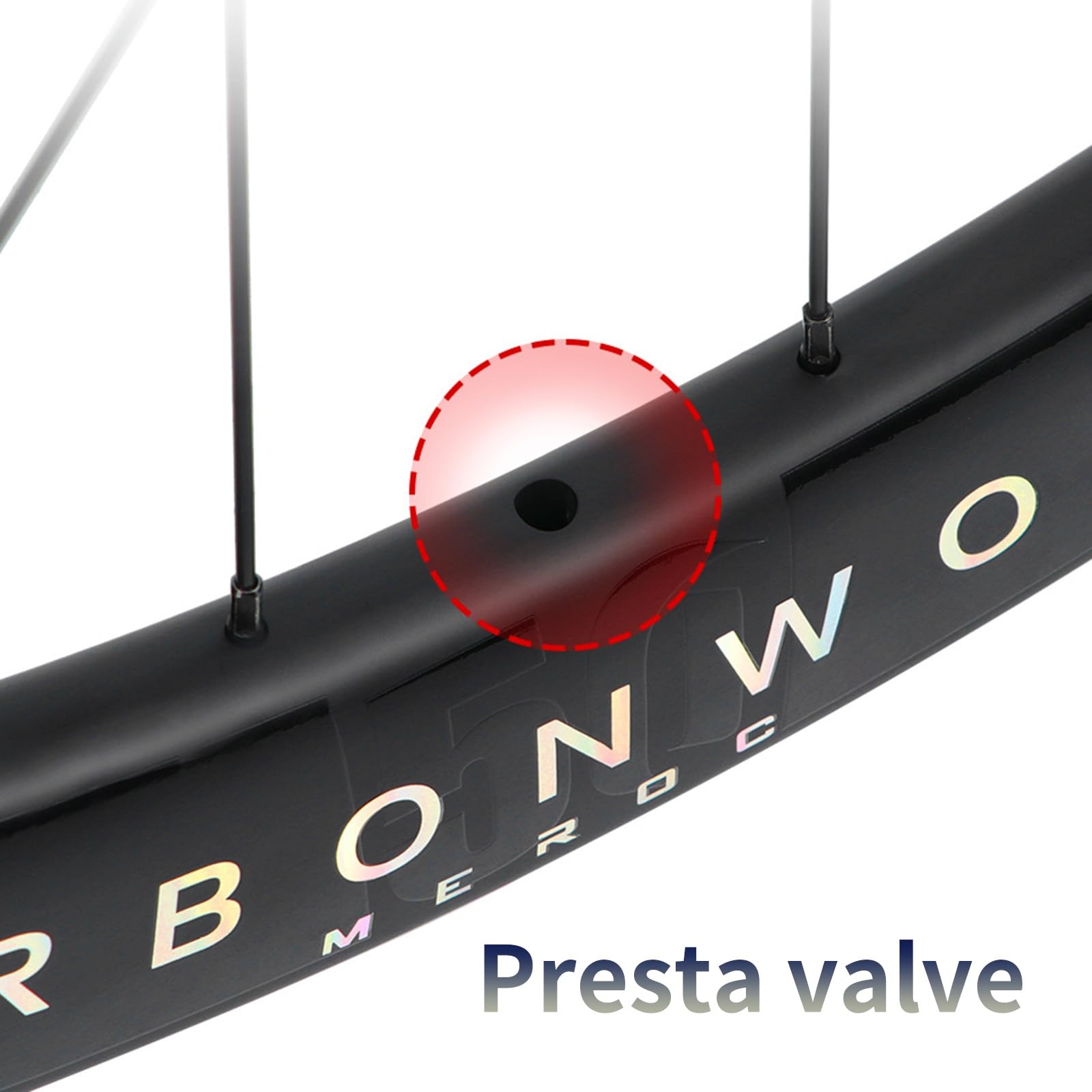 Zestaw kół rowerowych z włókna węglowego 700C 50mm koło rowerowe Center Lock hamulec tarczowy 24H piasty wał wtykowy 100 mm / 142 mm do kasety 8/9/10/11/12 biegów