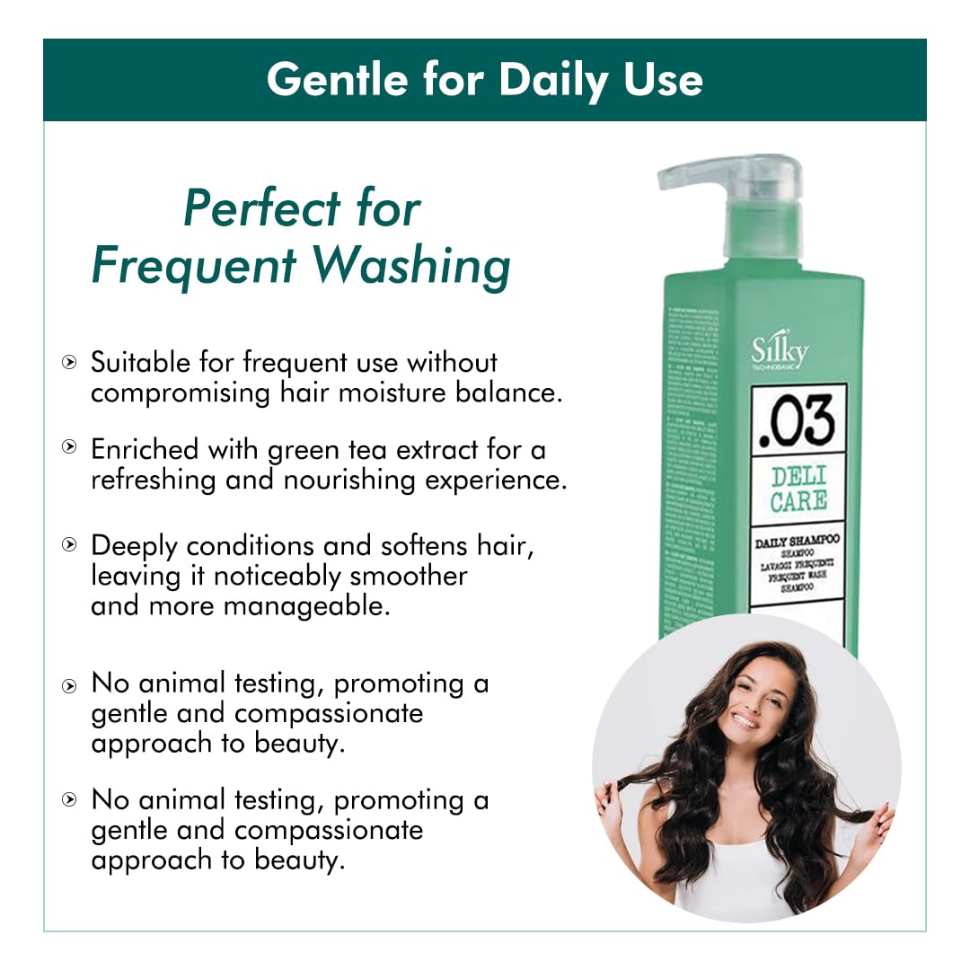 Amazon.com : SILKY Technobasic .03 Daily Herbal Shampoo