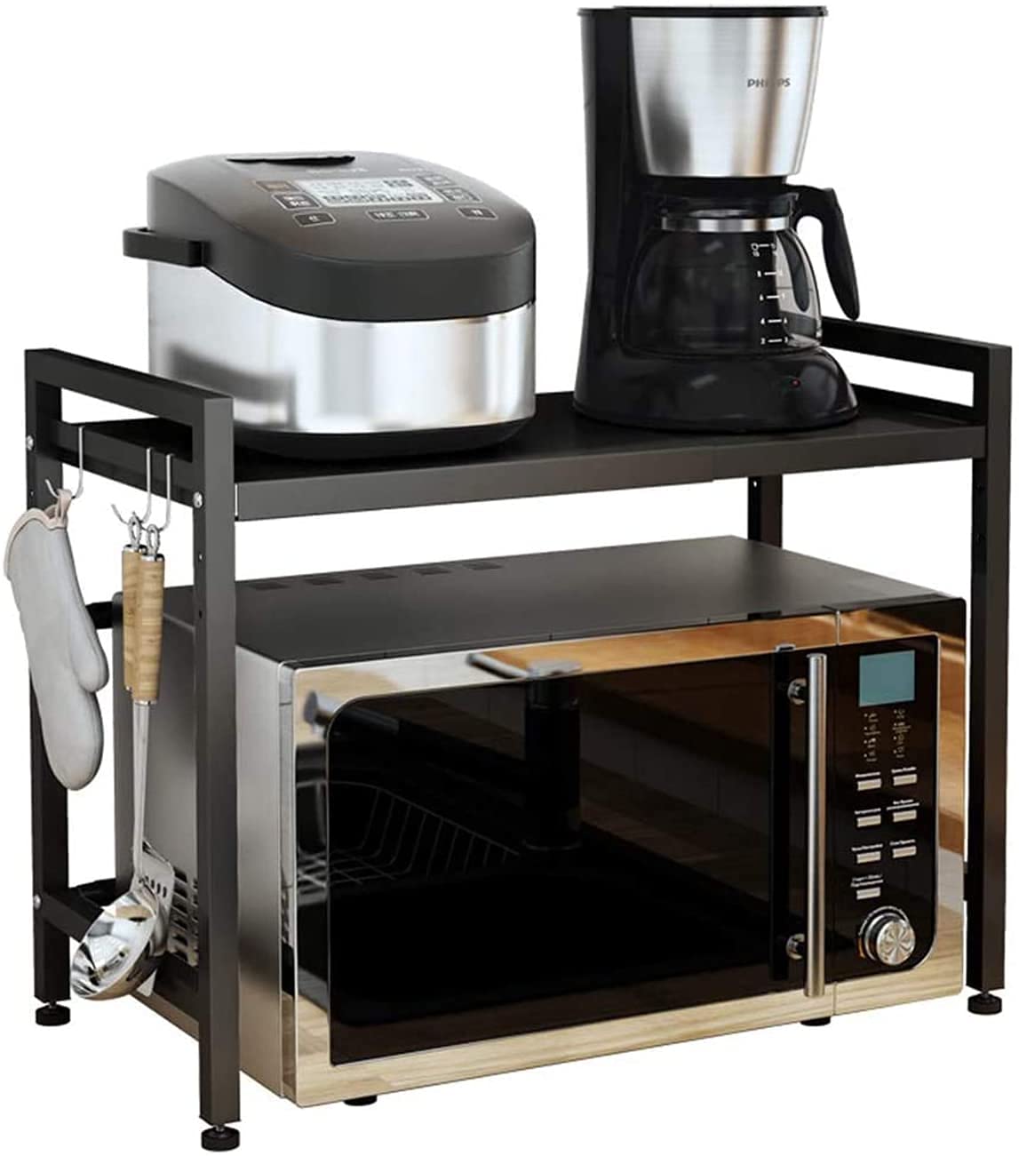 Support rangement micro-ondes pour rompre le désordre en cuisine