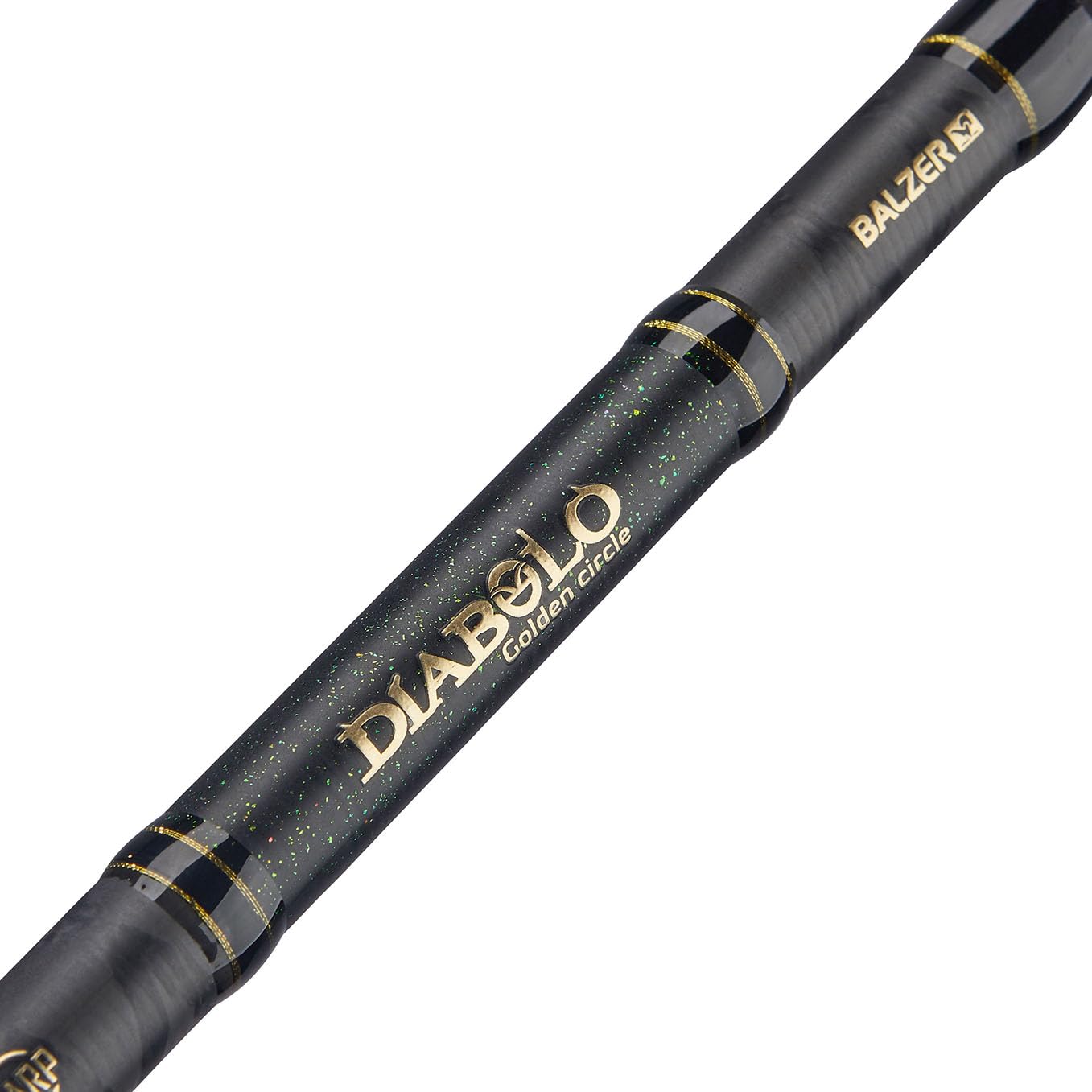 Balzer Diabolo Golden Circle Stellfisch Medium 7,00m 30-85g - Stellfischrute, Raubfischrute, Köderfischrute, Rute zum Ansitzangeln mit dem Toten Köderfisch, Teleskoprute