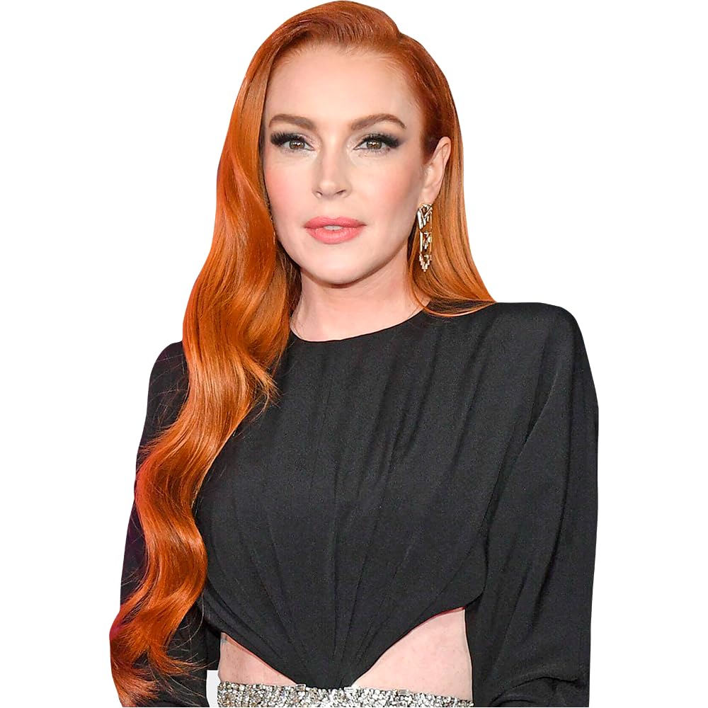 Celebrity Cutouts Lifelike Lindsay Lohan (Long Dress) Half Body Buddy Cutout