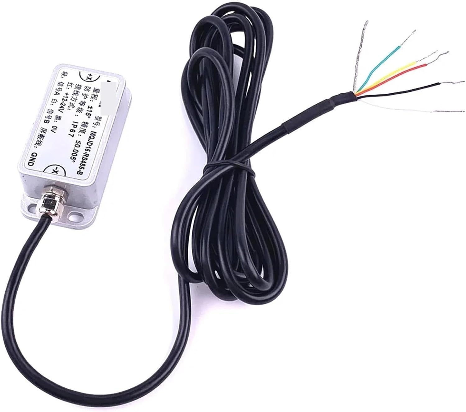 MQJD45-V2-B Inclinometer Tilt Angle Sensor Single Axis Inclinometer with High Resolution Angle Sensor Tilt Sensor