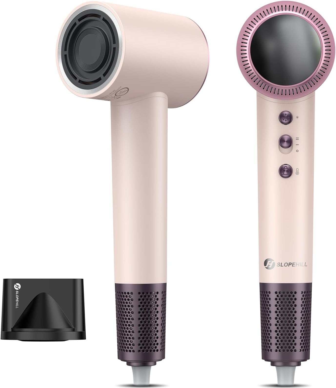 COSHARE Hair Dryer, Negative Ionic Blow Dryer with Essence Ring Low Noise Thermo