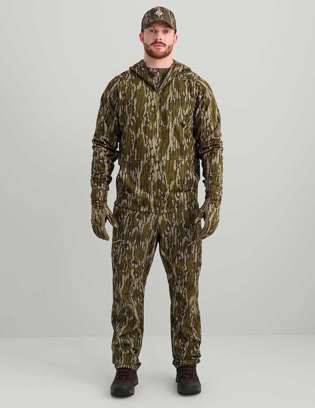 Nomad mens Spire 1/2 Zip Hoodie, Performance Hunting Hoodie With Advanced Moisture-wicking and Camo Design - Image 2