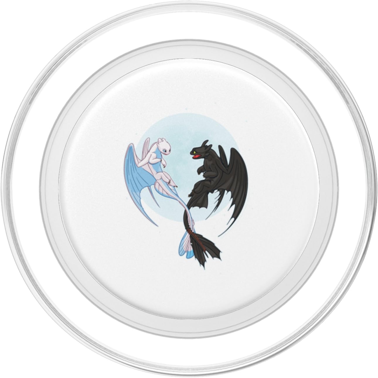 How to Train Your Dragon - Night and Light Moon PopSockets PopGrip for MagSafe