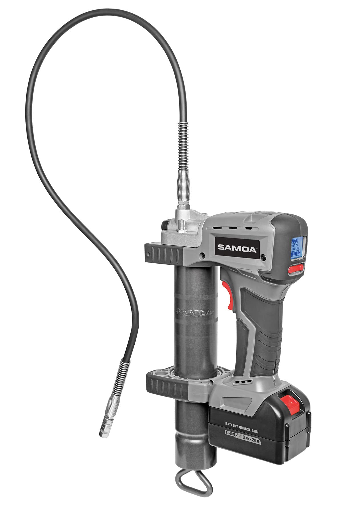 SAMOA AFP-S 400 160510 - Pistola engrasadora con batería (20 V, 4000 mAh, 1 batería de iones de litio)