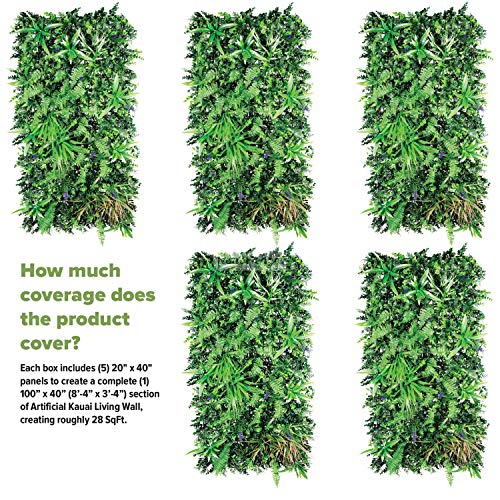 NatraHedge-Artificial-Rainforest-Living-Wall-Vertical-Garden-for-Outdoor-Hedge-Installments-or-Indoor-Decor-5-Pack-28-SQF