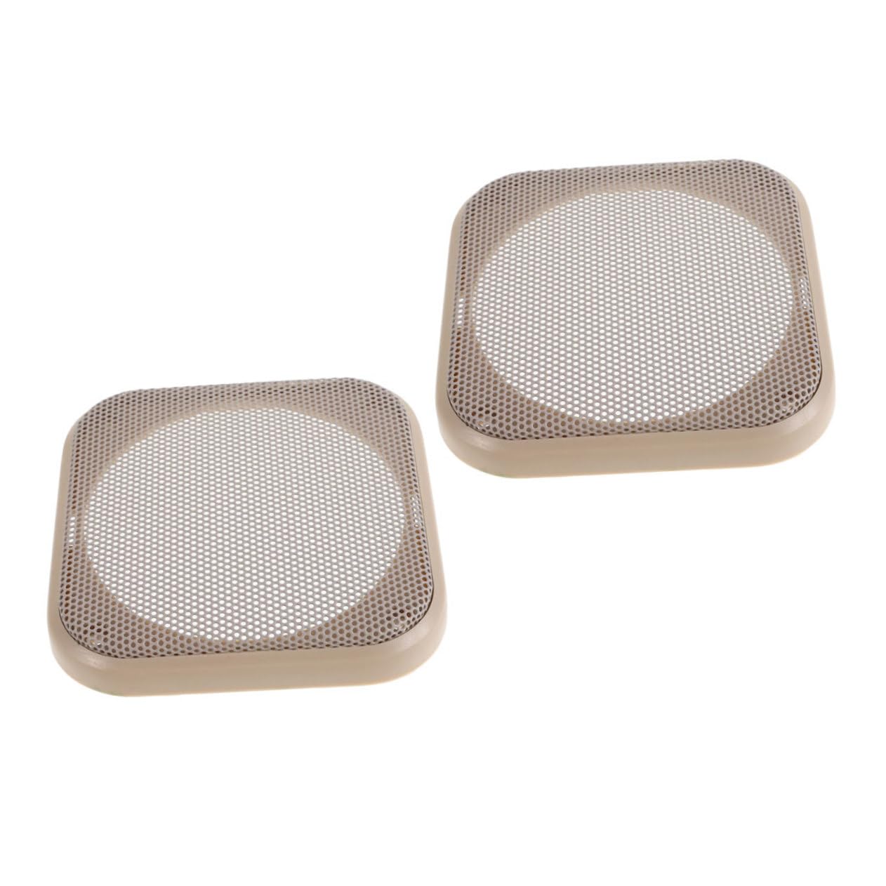 Cabilock Square Speaker Grill Cover Mesh Decorative Grille for Car Speakers Quick Installation