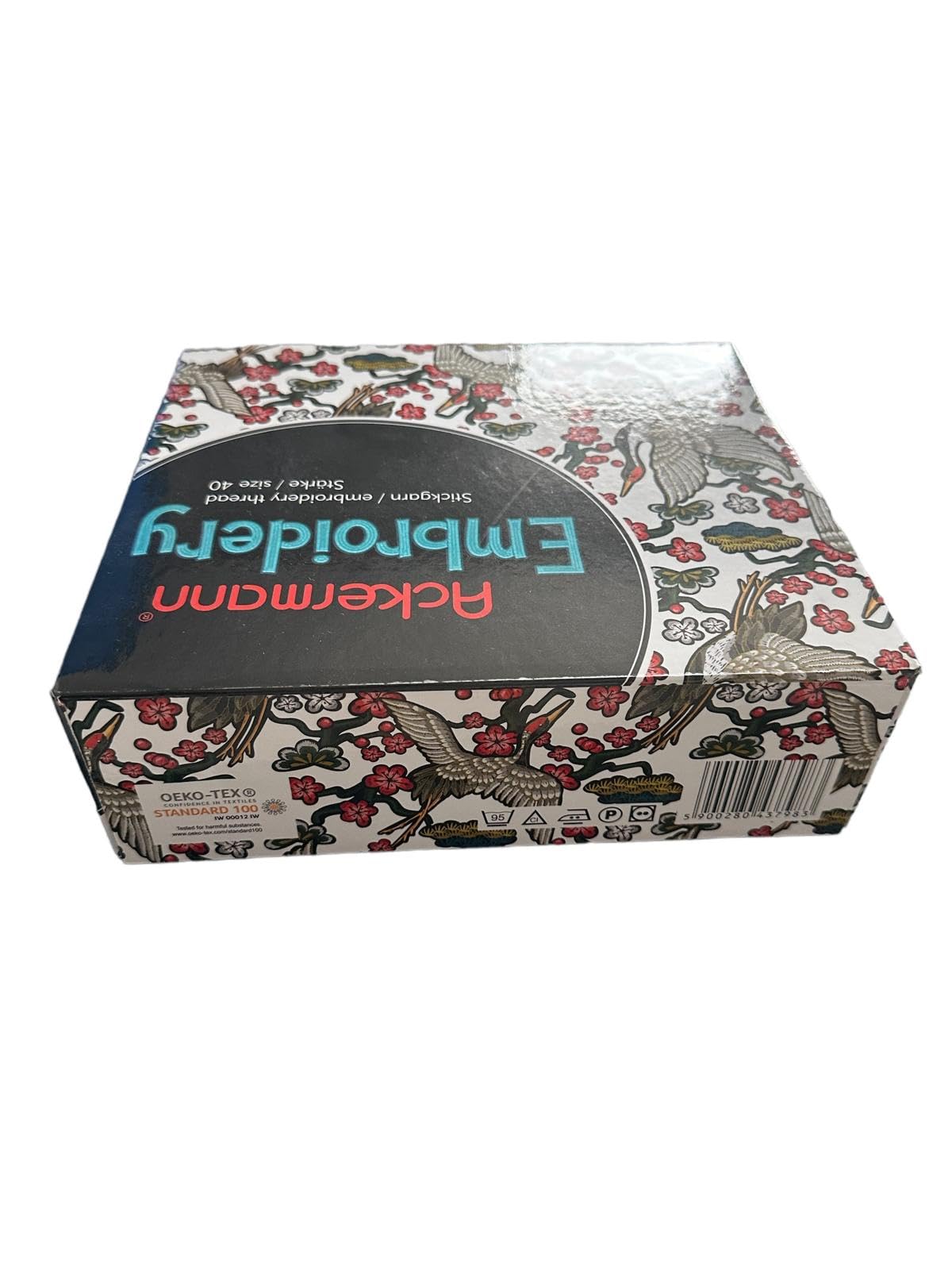 Ackermann® Embroidery Box - Stickgarn, 36 Farben á 260m, Stärke 40
