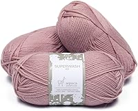 Vista 47 de Superwash - Juego de 3 madejas de hilo de lana 100% pura (5.25 onzas), peso DK, procedente directamente de Perú, celestial suave y perfecto