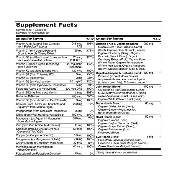 NATURELO-Whole-Food-Multivitamin-for-Women-50-Iron-Free-with-Vitamins-Minerals-Organic-Extracts-Supplement-for-Post-Menopausal-Women-Over-50-No-GMO-120-Vegan-Capsules NATURELO Whole Food Multivitamin for Women 50+ (Iron Free) with Vitamins, Minerals, & Organic Extracts - Supplement for Post Menopausal Women Over 50 - No GMO - 120 Vegan Capsules