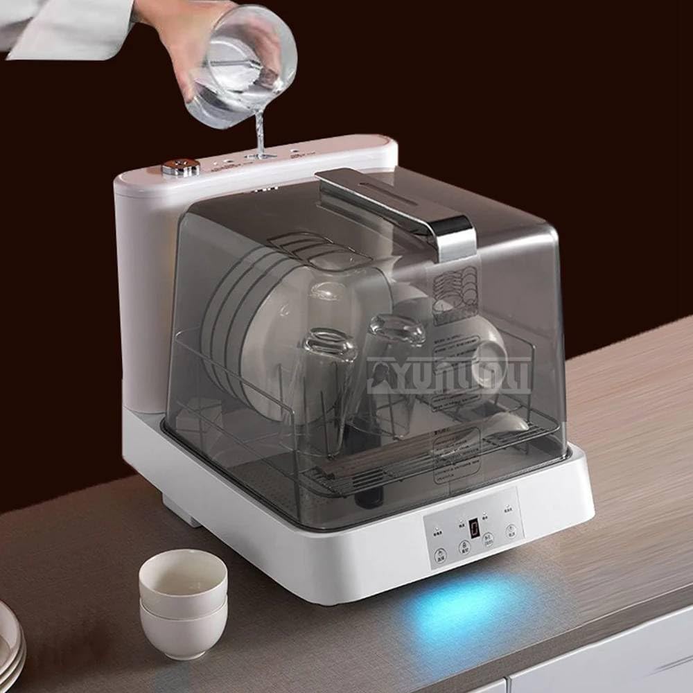 Compact Countertop Dishwasher for Small Kitchens & Apartments - Easy to Use, Quiet Operation, Efficient Cleaning-image-33