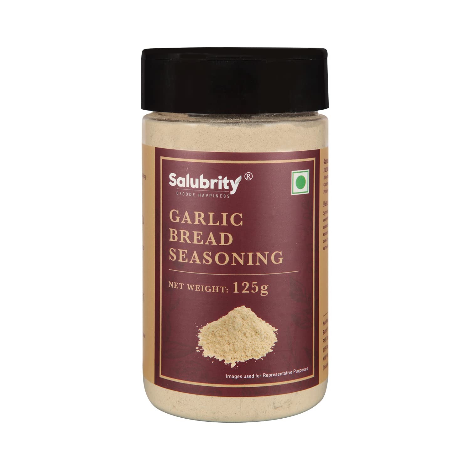 Salubrity Garlic Bread Seasoning, Mixed Herbs & Spices Blend 125g