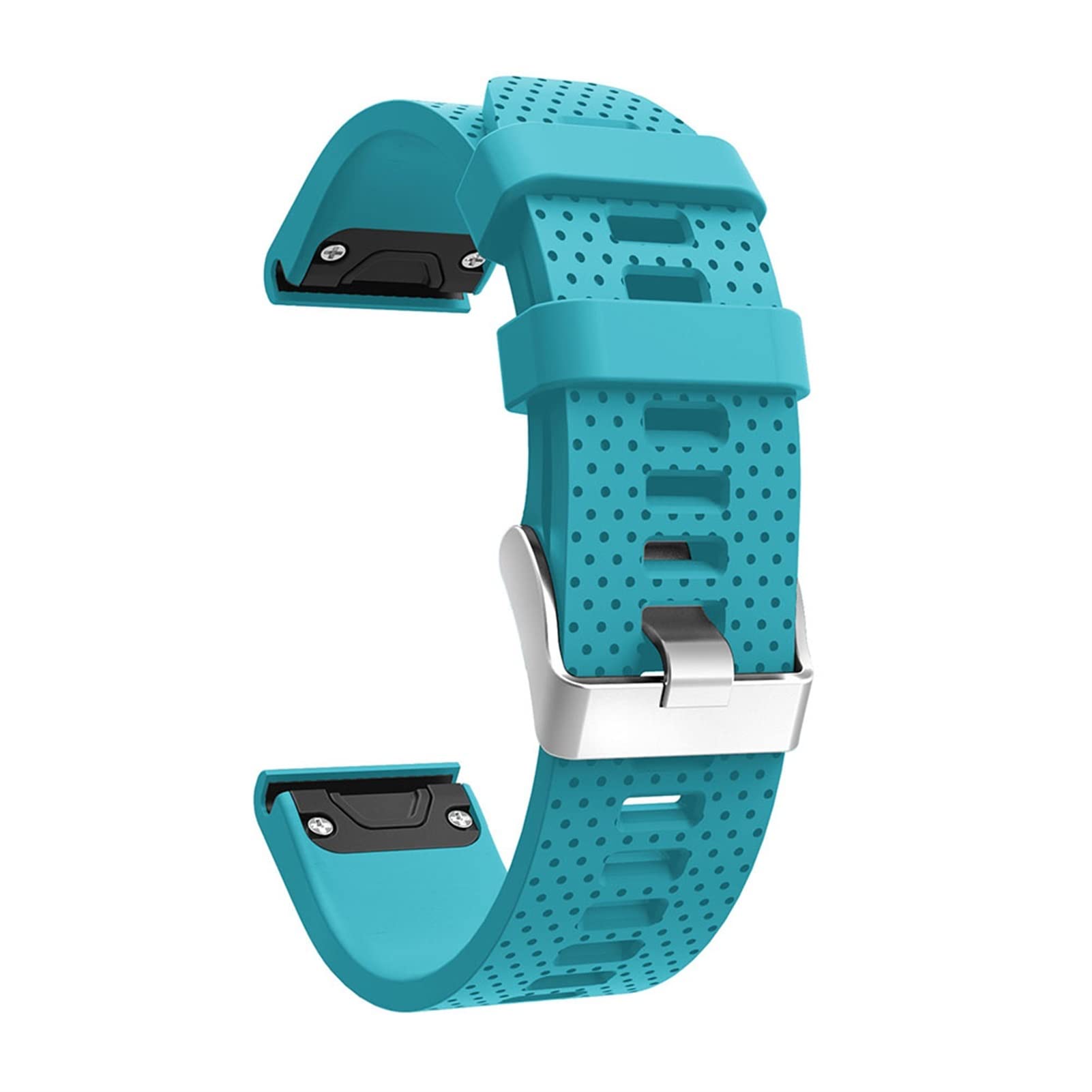 Bracelet Garmin Fenix 7S 5S bleu silicone souple montre GPS sport