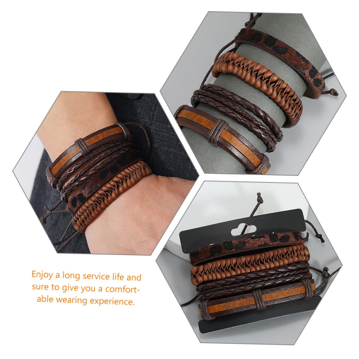 ABOOFAN 40piezas De Trenzado Ajustable Para Hombres y Mujeres Pulseras De Retro Para Ocasiones Especiales