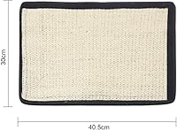 Vista 30 de HAOZAIKEJI Cat Scratcher Mat Sofa Protector Natural Sisal Cat Scratching Mat Cat Scratch Couch Cover Heavy Duty Couch Guard Scratch Pad for Grinding