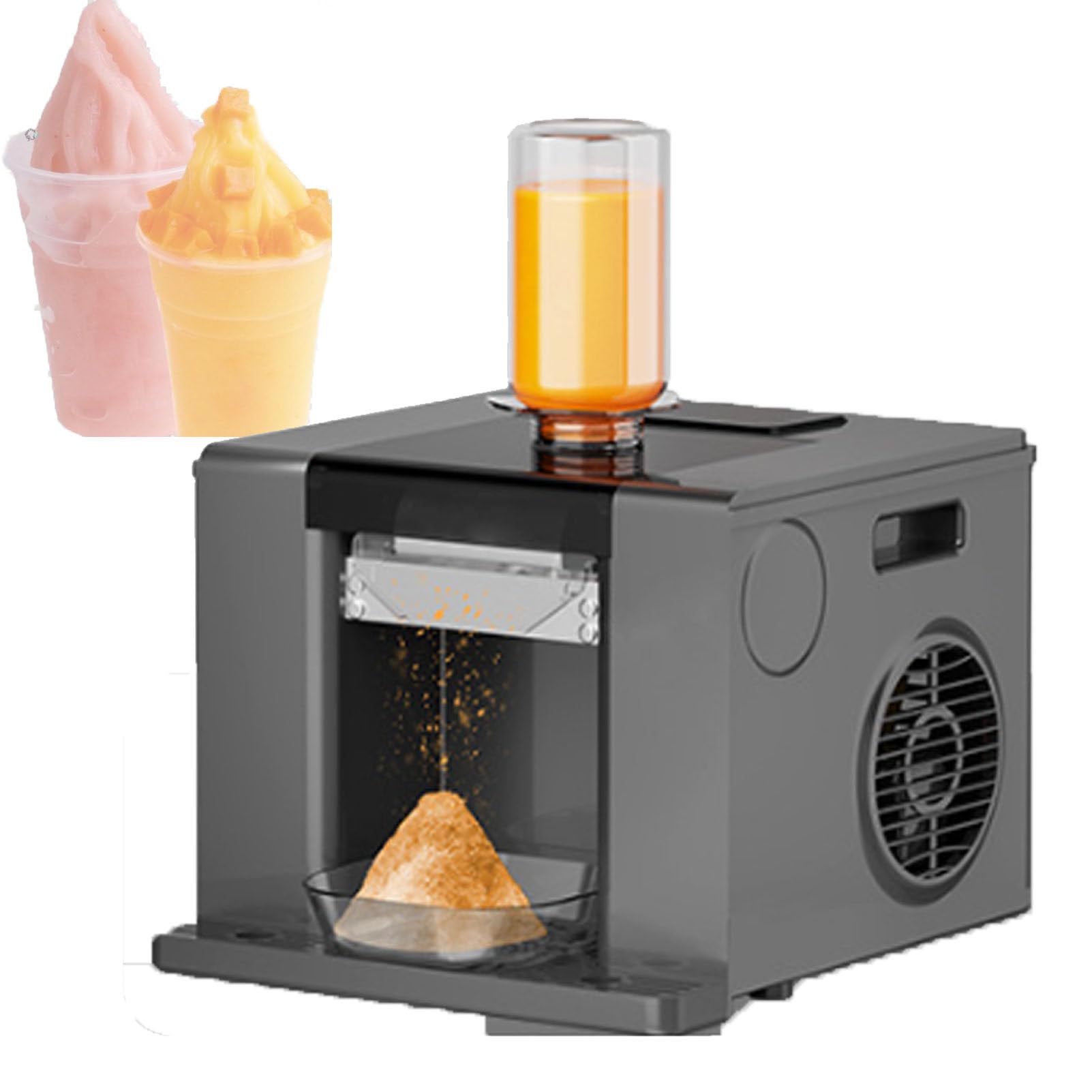 Machine à granita électrique pour en finir avec l'attente des clients en plein rush estival