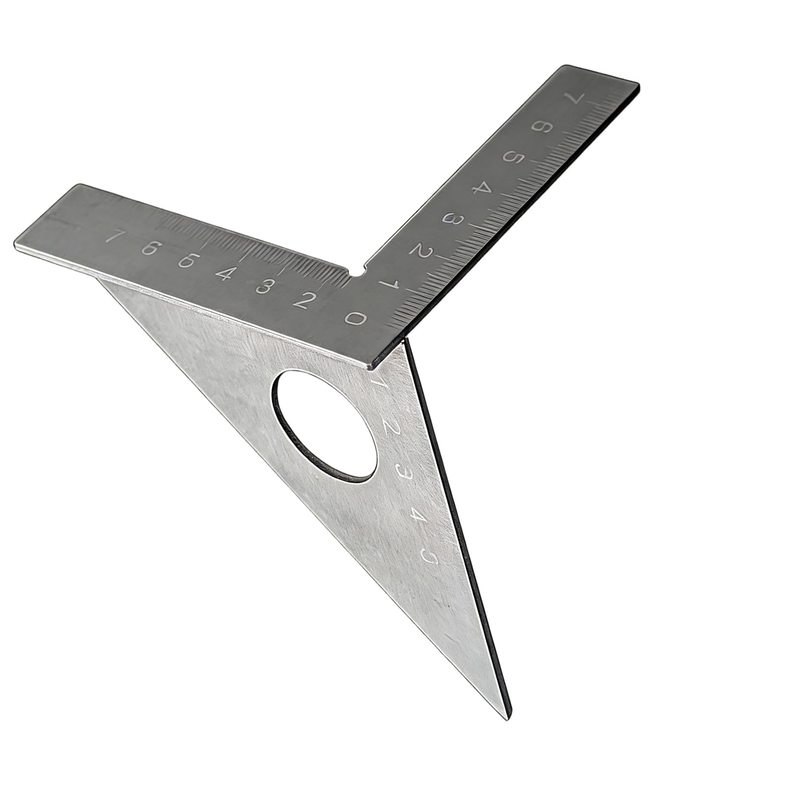 Hdoytxxm Multi Angles Measuring Ruler Stainless Steel Woodworking Square, Angles From 22.5° To 90° Layout Tool For Carpentry Woodworking Square Protractor