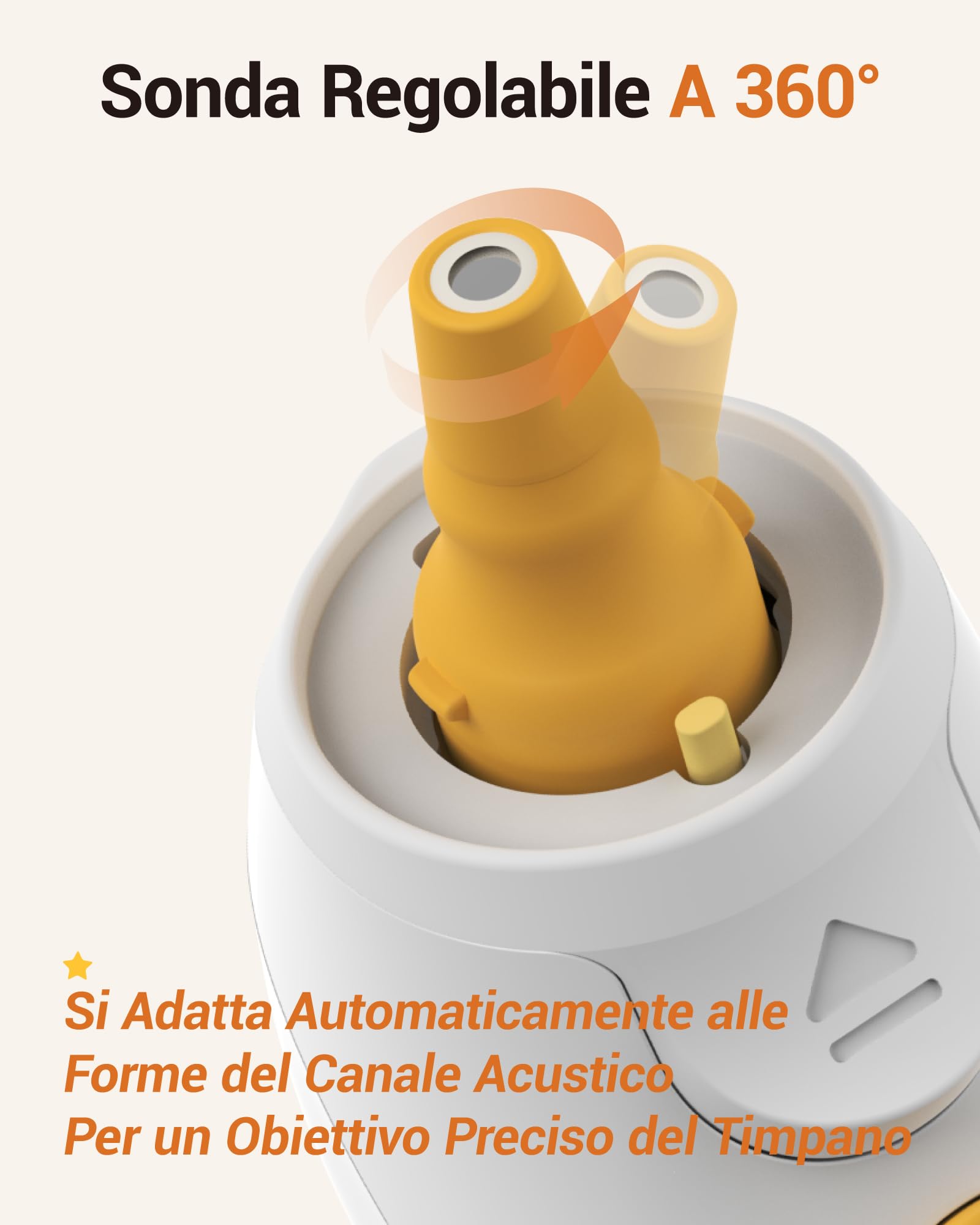 Termometro auriculare digitale di alta precisione, adatto per bebè, bambini e adulti, Tecnologia Age Grouping, 32 registri di temperatura, bianco
