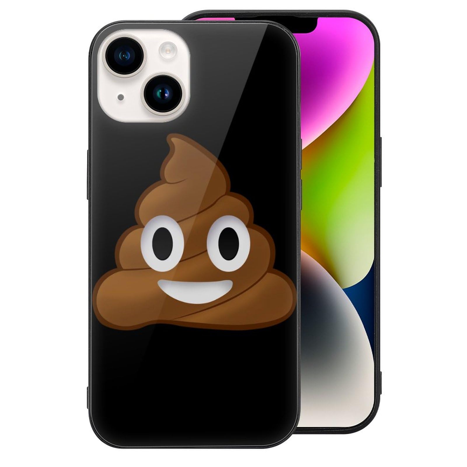 Amazon.co.jp: 顔文字 面白い うんこ うんち ばば スマホケース iPhone