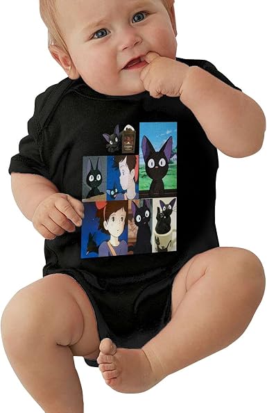 Amazon.com: Kiki's Delivery Service - Body clásico de manga corta para bebé  recién nacido, color negro : Ropa, Zapatos y Joyería