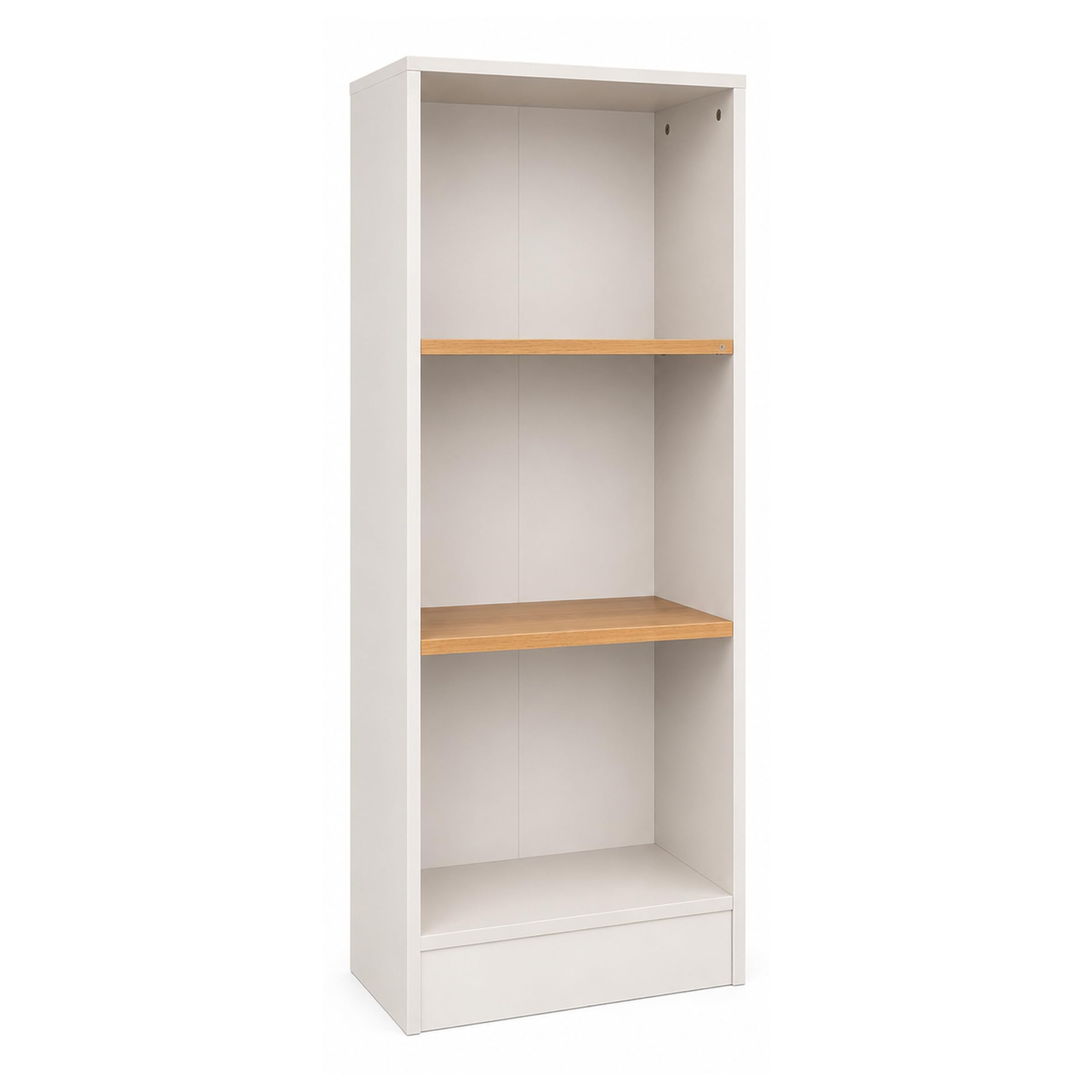 VCM Bücherregal für Aktenordner, Büroregal mit 3 Fächern, H. 114 x B. 52 x 30 cm, Standregal für Büro und Homeoffice - Dilos