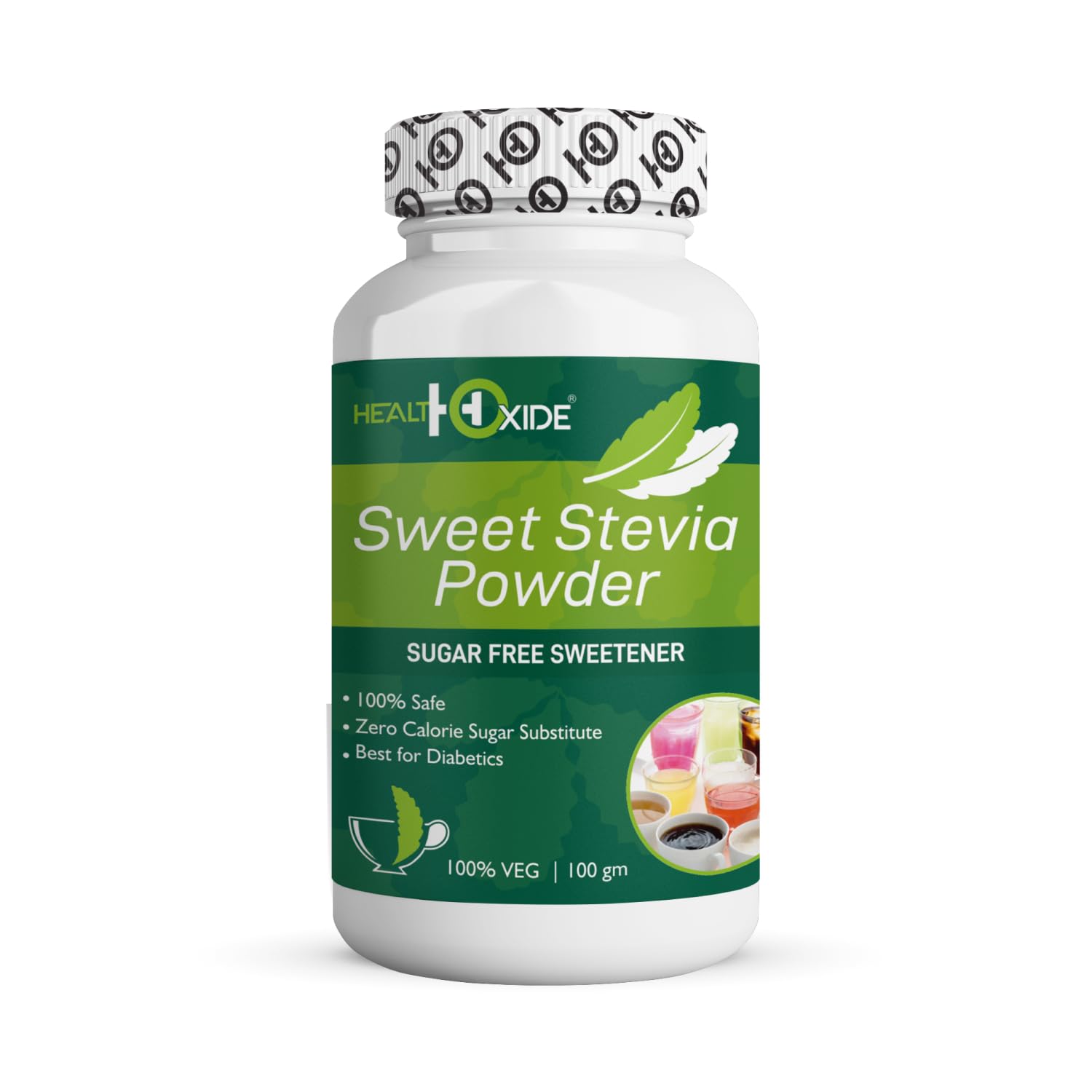 HealthOxide Sweet Stevia Powder – Natural & Zero Calorie Sweetener, Plant Based/Sugar Substitute/Sugar Free – 100gm (B0B8W6N4RY) Amazon Price History, Amazon Price Tracker