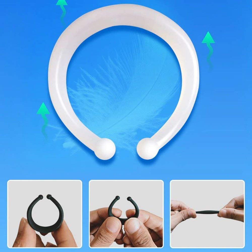 EROSPA Silikon Eichelring Vorhaut-Zurck-Haltering Foreskin Cockring  Penisring Glansring 2er Set (S ( 20 mm)) : Amazon.de: Drogerie &  Krperpflege