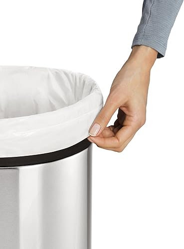 Miniatura 7 de simplehuman Código H - Bolsas de basura de ajuste adaptable, 30-35litros8-9,2galones, color blanco, 240unidades