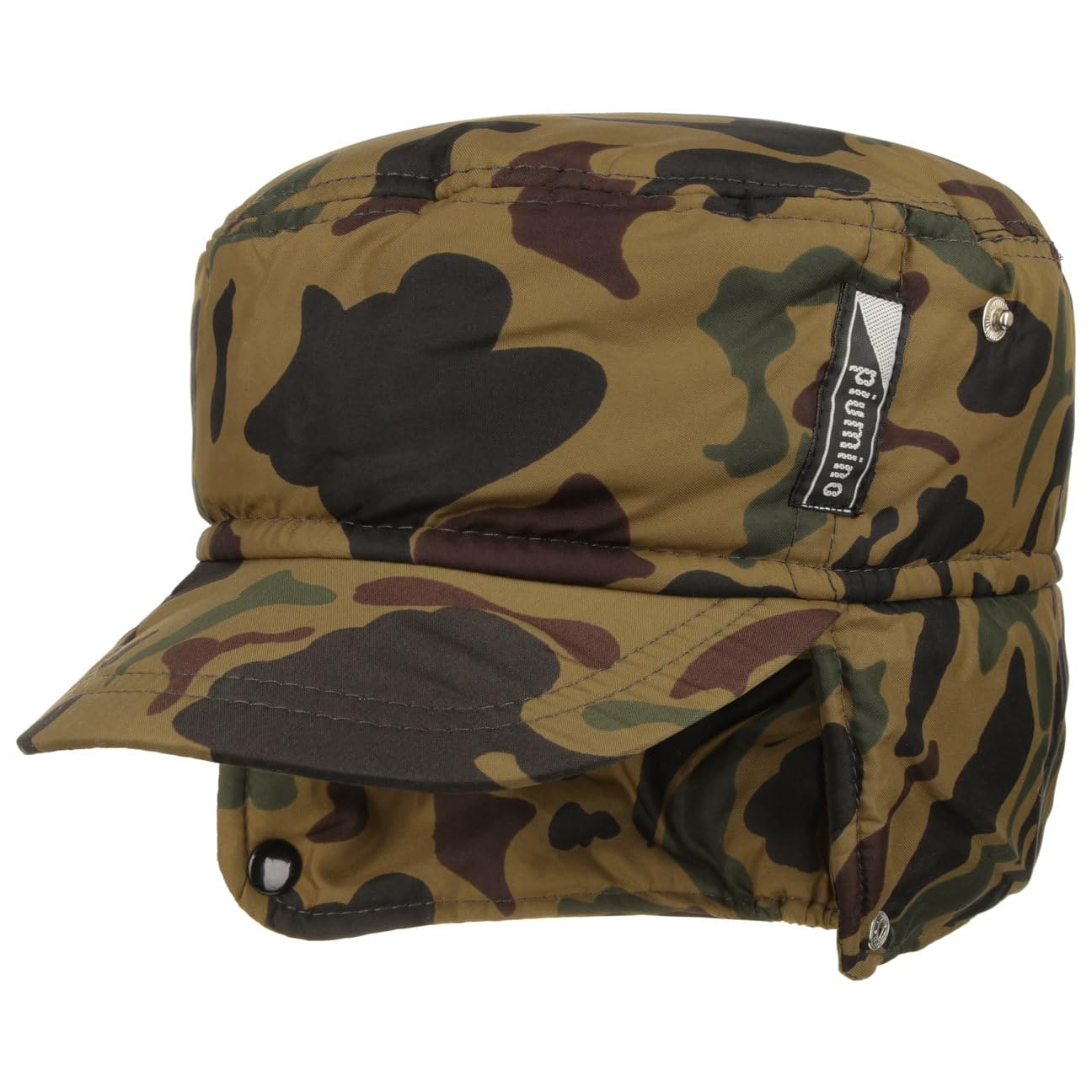 Lipodo Camouflage Army Cap with Ear Flaps Stretchband Men Autumn Winter