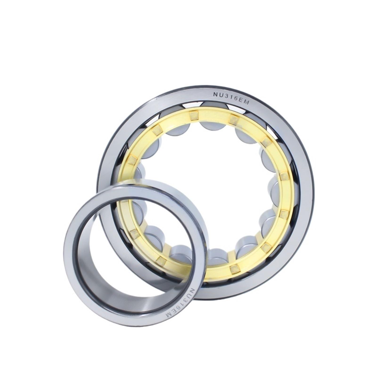 HYUJNAFZR 1PCS NU202 203 204 205 206 207 208 209 210 211 212EM. Cylindrical Roller Bearing(NU210)
