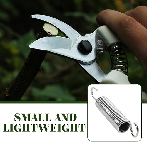 Miniatura 5 de 10 resortes de repuesto de acero inoxidable para tijeras de podar, fácil de instalar, resortes de corte para herramientas de jardinería, piezas de