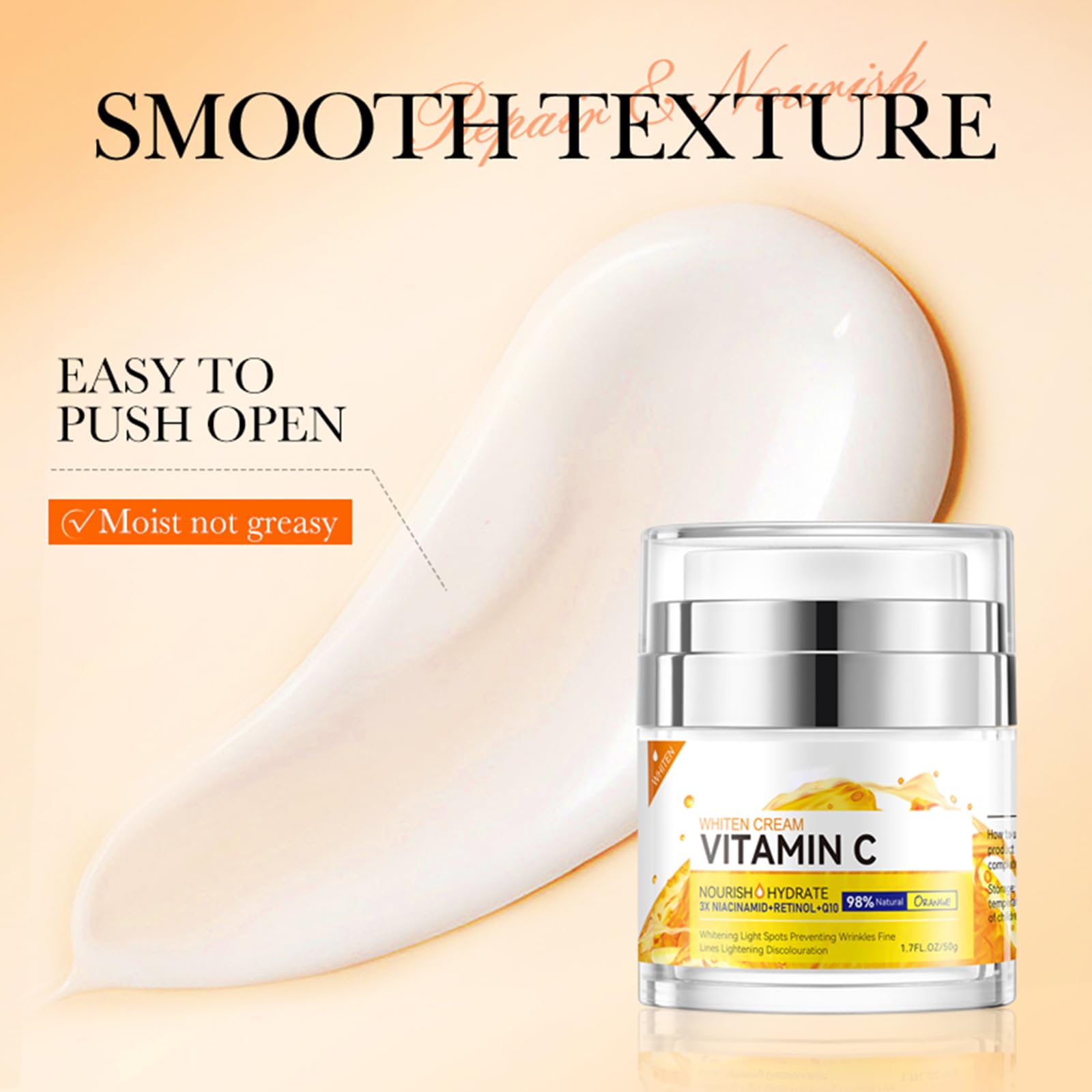 Vitamin C Face Cream, Day And Night Cream, Facial Cream - Image 4