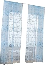 Yardenfun Cortina De Janela Floral Pura Cortinas De Quarto Cortinas Semitransparentes Cortinas De Janela Cortinas Boho Tapeçaria Saco De Flores Cortina De Chuveiro Cortina De Planta De